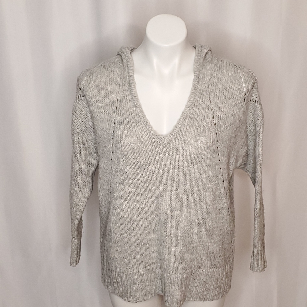 American Eagle Jegging Fit Hooded Wool Sweater - Picture 3 of 6